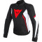 GIACCA DAINESE AVRO D2 TEX DONNA - Modello NERO/BIANCO/ROSSO