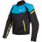 DAINESE BORA AIR TEX JACKET - Model BLACK/FIRE-BLUE/FLUO-YELLOW