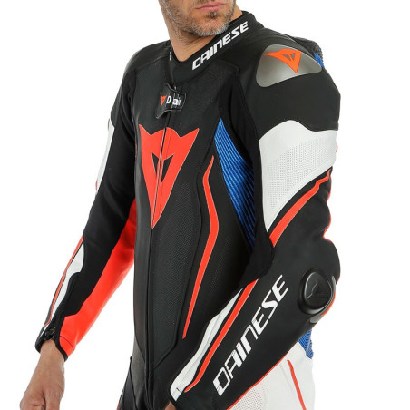 Tuta in pelle Dainese Misano 2 D-Air Perf 1 Pezzo