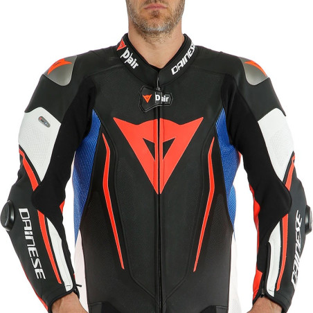 Tuta in pelle Dainese Misano 2 D-Air Perf 1 Pezzo