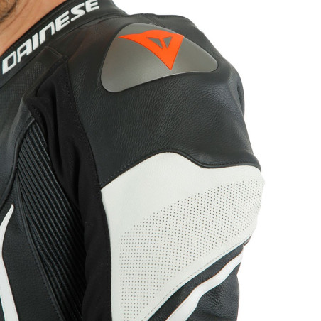 Tuta in pelle Dainese Misano 2 D-Air Perf 1 Pezzo