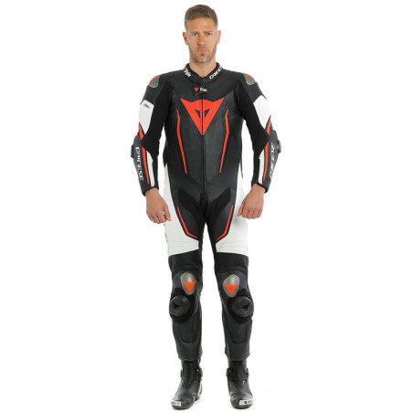 Tuta in pelle Dainese Misano 2 D-Air Perf 1 Pezzo