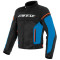 DAINESE AIR FRAME D1 TEX - Modelo BLACK/LIGHT-BLUE/FLUO-RED