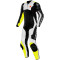 DAINESE ASSEN 2 1 PEÇA PERFORADO - Modelo BLACK WHITE YELLOW FLUO