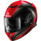 SHARK CASCO SPARTAN CARBON SKIN 1.2 - Model DRR-CARBON/RED/RED