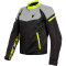 DAINESE BORA AIR TEX JACKET - Model BLACK/MAGNESIO-MATT/FLUO-YELLOW