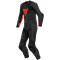 DAINESE LAGUNA SECA 5 1 PIEZA PERFORADO - Modelo BLACK/FLUO RED