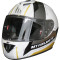 MT HELMETS RAPIDE DUEL - Modèle WHITE/ GOLD