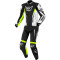 BERIK GP2 2PC LEATHER SUIT - Model BLACK WHITE YELLOW