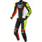 BERIK GP2 2PC LEATHER SUIT - Model BLACK/WHITE/RED-FLUOR/YELLOW-FLUOR