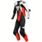 DAINESE LAGUNA SECA 5 1 PIECE PERFORED - Model BLACK/WHITE/FLUO-RED