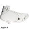 SHOEI VISOR CWR F (XSPIRIT 3) - Model CLEAR