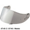 SHOEI VISIÈRE CNS-1 - Modèle SPECTRA SILVER