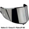 AGV PANTALLA RACE 3 AS - Modelo IRIDIUM SILVER