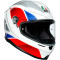 AGV K6 HYPHEN - Model WHITE/ RED/ BLUE