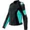 DAINESE RACING 4 FEMME PERFORÉ - Modèle BLACK/AQUA-GREEN