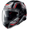 NOLAN N100-5 UPWIND N-COM - Modelo 058-FLAT BLACK/RED