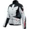 DAINESE TEMPEST 3 LADY D-DRY JACKET - Model GLACIER-GRAY/BLACK/LAVA-RED