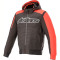 ALPINESTARS RHOD WINDSTOPPER HOODIE - Model 1303 BLACK BRIGHT RED