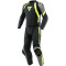 DAINESE AVRO 4 2 PIECES - Model BLACK-MATT/CHARCOAL-GRAY/FLUO-YELL