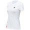 DAINESE T-SHIRT LOGO FEMME - Modèle WHITE/BLACK