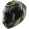 SHARK SPARTAN RS CARBONE SHAWN - Modèle CARBON/YELLOW/ANTHRACITE