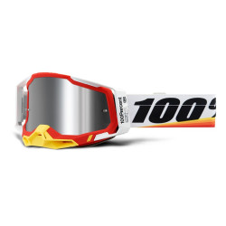 100% Racecraft 2 Arsham Red Iridium Silver Motocross-Brille –?? %