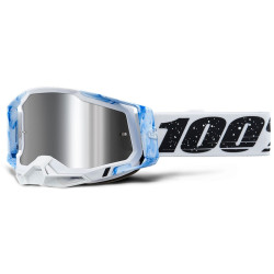 Motocross-Brille 100% Racecraft 2 Mixos Iridium Silver Flash -??%