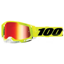 100% Racecraft 2 Yellow Iridium Red Motocross-Brille -??%