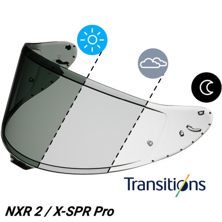 SHOEI PANTALLA CWR-F2PN TRANSITIONS