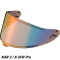 SHOEI VISIÈRE CWR-F2PN IRIDIUM - Modèle RAINBOW