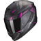 SCORPION EXO-1400 EVO AIR SHELL - Modelo MATT BLACK/PINK