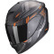 SCORPION EXO-1400 EVO AIR SHELL - Modelo MATT BLACK/ORANGE