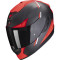 SCORPION EXO-1400 EVO CARBONO AIR KENDAL - Modelo MATT BLACK/RED