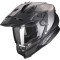 SCORPION ADF-9000 AIR TRAIL - Modelo MATT BLACK/SILVER