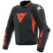 DAINESE SUPER VELOCITÀ 4 - Modello NERO-OPACO/ROSSO-FLUO