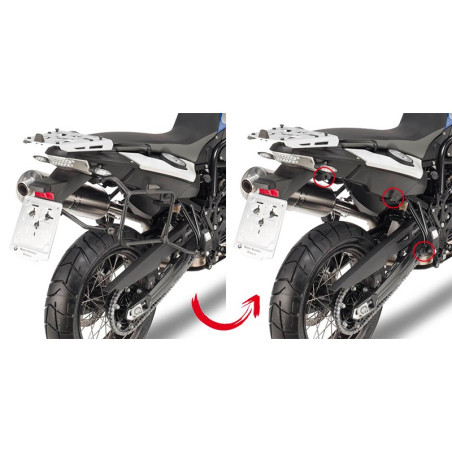 GIVI SUPORTE DE MALA BMW F 650 GS / F 700 GS / F 800 GS