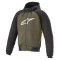 ALPINESTARS CHROME SPORT HOODIE - Model 1681-BLACK/FOREST