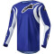 MAGLIA ALPINESTARS FLUID AGENT 2024 - Modello 7021-BLU RAGGIO BIANCO