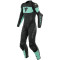 DAINESE IMATRA MULHER 1 PEÇA PERFORADA - Modelo BLACK/AQUA-GREEN