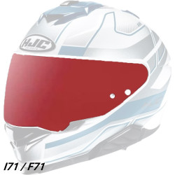 HJC VISOR HJ-38 IRIDIUM RED