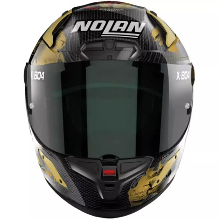 NOLAN X-804 RS ULTRA CARBONO CHECA GOLD 25