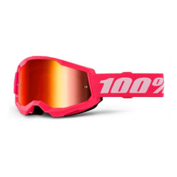 Occhiali MX 100% Strata 2 M2 Rosa Iridium Rosso -??%