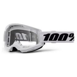 100% Strata 2 M2 Weiße Motocross-Brille -??%