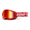 MX googles 100% Strata 2 M2 Rosso Iridium Rosso -??%