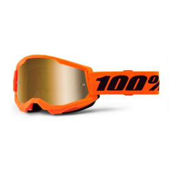 Motocross-Brille 100% Strata 2 M2 Orange Iridium Gold -??%