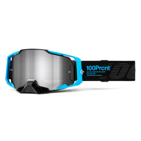 MX Googles 100% Armega M2 A malapena 2 Iridium SIlver -??%