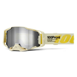 100% Armega M2 Barely Iridium Silver Motocross-Brille – ?? %