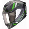 SCORPION EXO-1400 EVO II CARBONO AIR MIRAGE - Modelo BLACK/GREEN