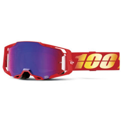 100% Armega Nuketown Iridium Red Blue Motocross-Brille -??%